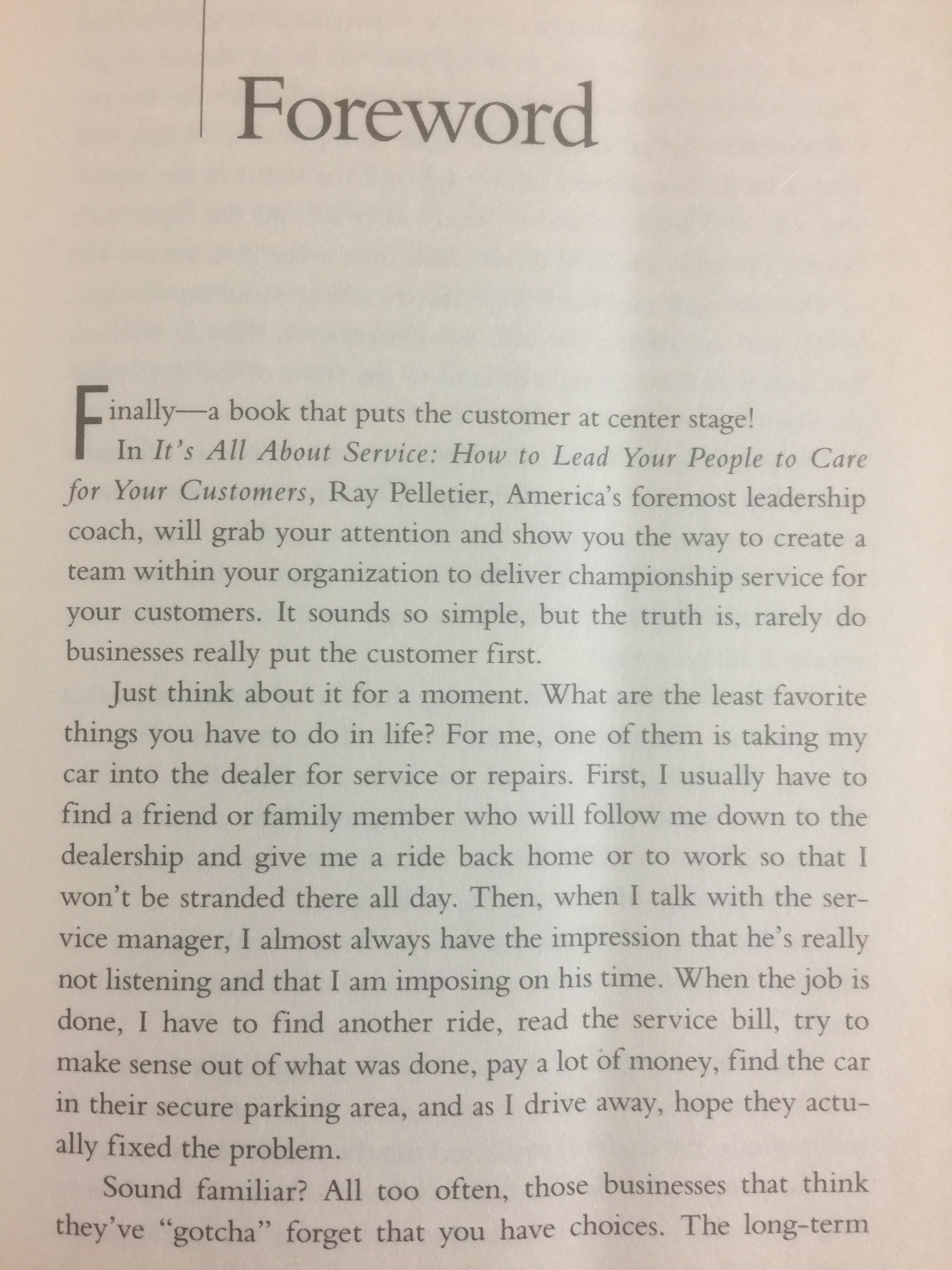 It’s all about SERVICE. How to Lead Your People to care your Customers ผู้เขียน Ray Pelletier 0 กก.
