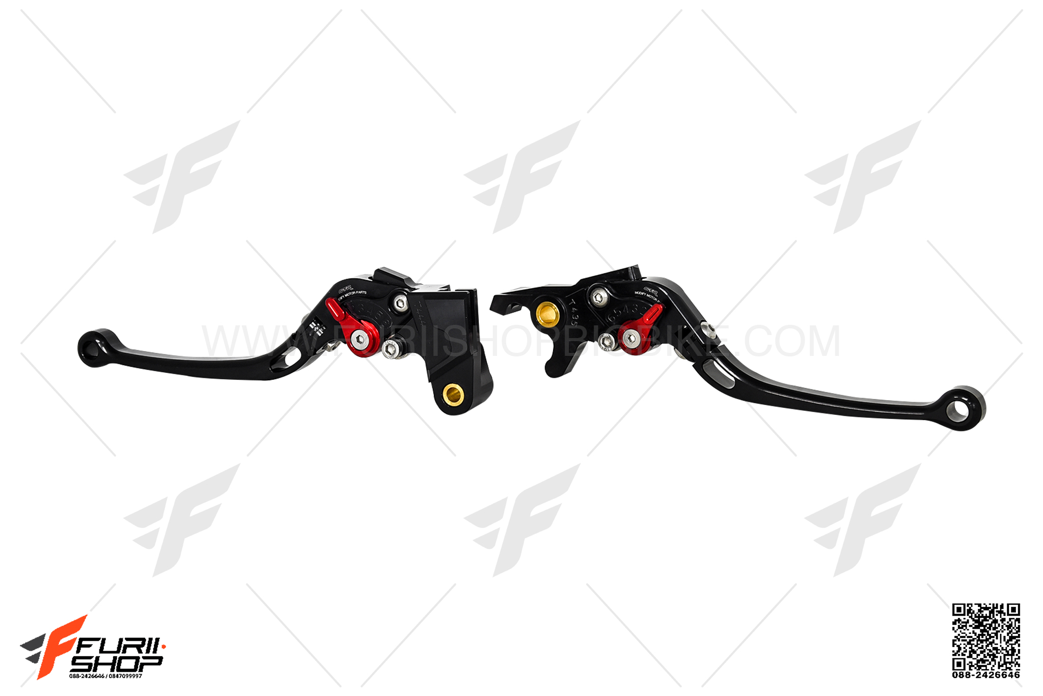 ก้านเบรคก้านครัช GTR สีดำ FOR KAWASAKI Z650