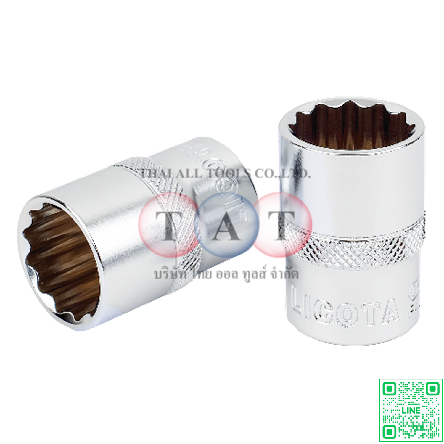 3/8" DR. FLANK 12PT SOCKETS (MICRO FINISHED)