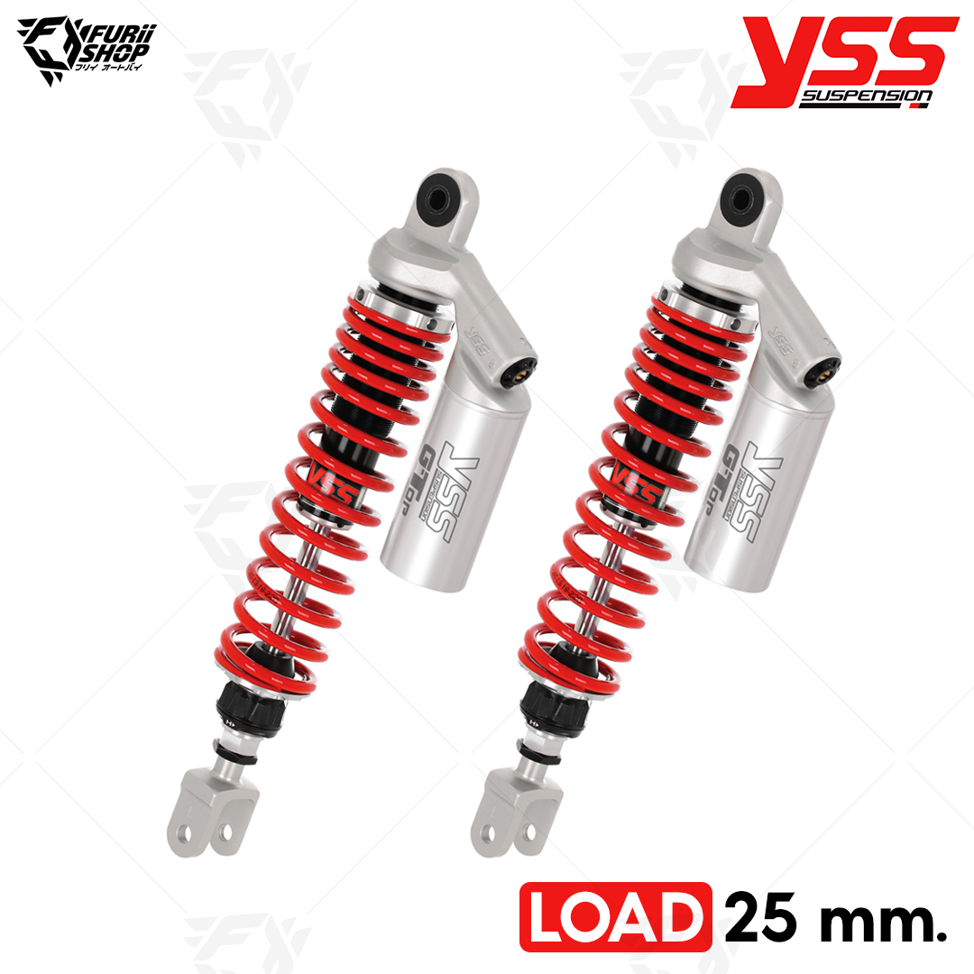 โช๊คหลังแต่ง YSS G-TOP LOAD 25 mm. (TG302-375TRCL010-859) : for Honda Forza 300 13-17