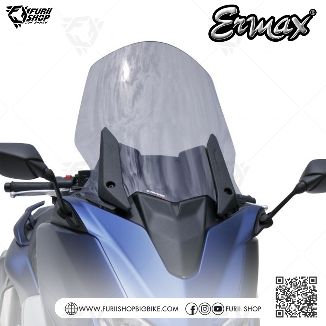 ชิลด์หน้า Ermax Windshield Touring : for Yamaha TMAX530 SX/DX 2017-2019 & TMAX560 2020-2021
