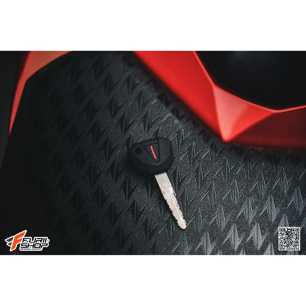 ซิลิโคนหุ้มกุญแจ KAWASAKI V2 สีดำ FOR Z900/Z800