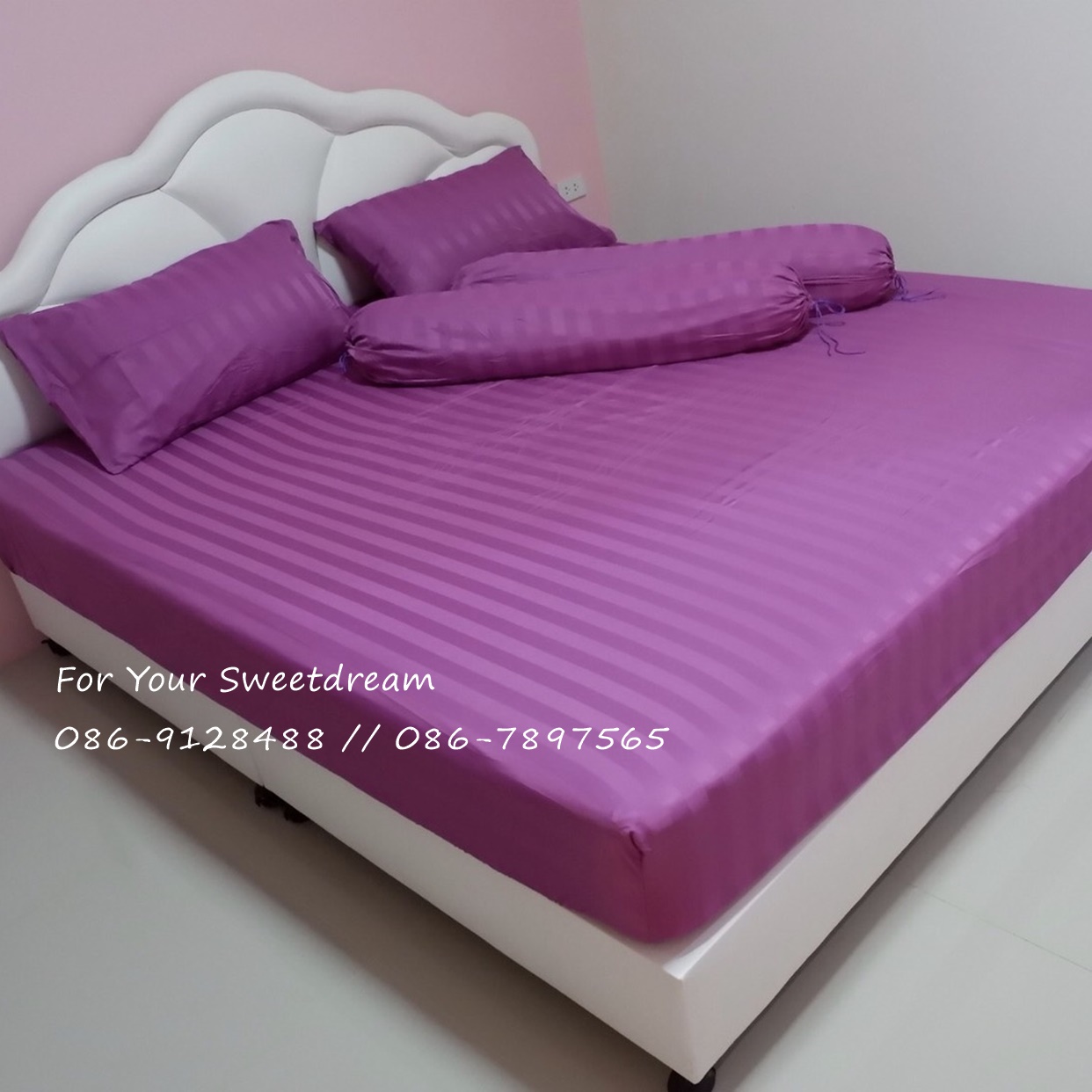 ชุดผ้าปูที่นอน แบบลายน่ารักๆ มี 3 ขนาด 3.5 ฟุต 5 ฟุต 6 ฟุต ราคาเริ่มต้น 155 บ.