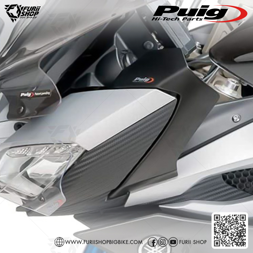 ชิ้นต่อหน้ากาก Puig Extension mask : for FJ09/MT09 tracer