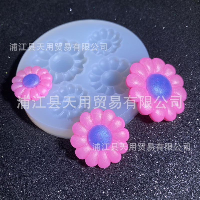 พิมพ์ฟองดองซิลิโคน ดอกไม้