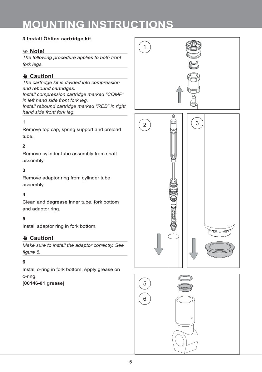 สปริงโช้คหน้า Ohlins FKR128 For Triumph Street Triple RS 2022