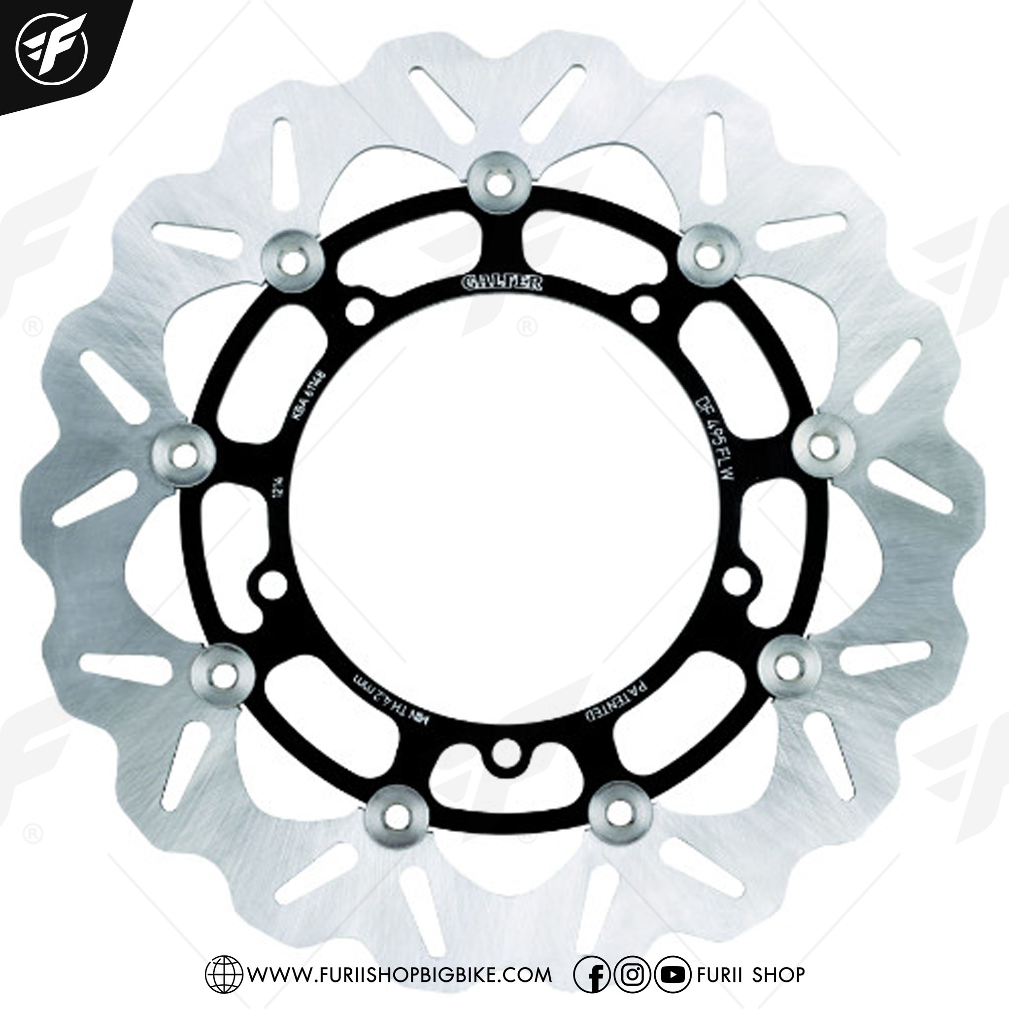จานเบรค GALFER FRONT BRAKE DISC FOR Ducati Diavel 2011-2018