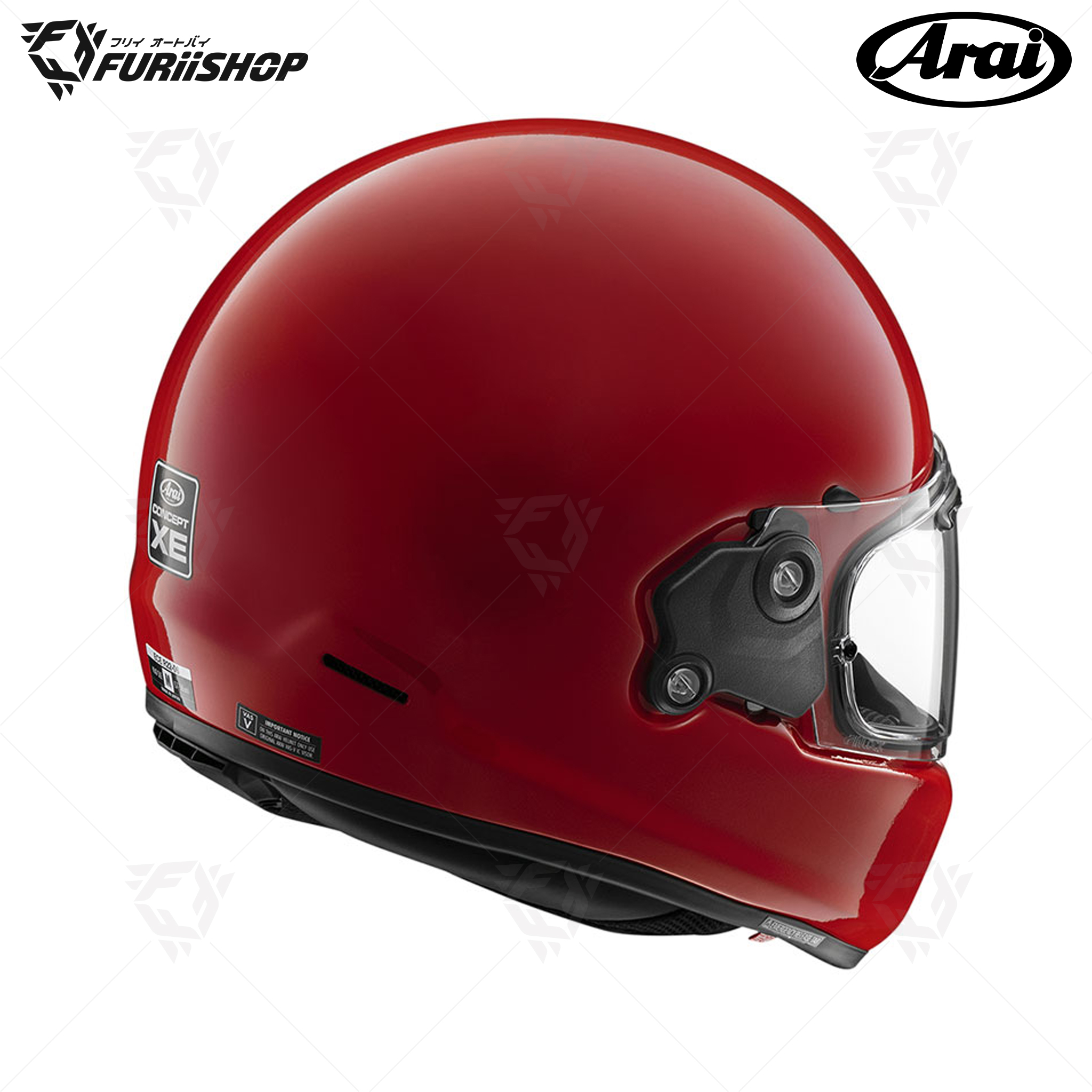 หมวกกันน็อคเต็มใบ Arai : CONCEPT-XE Red