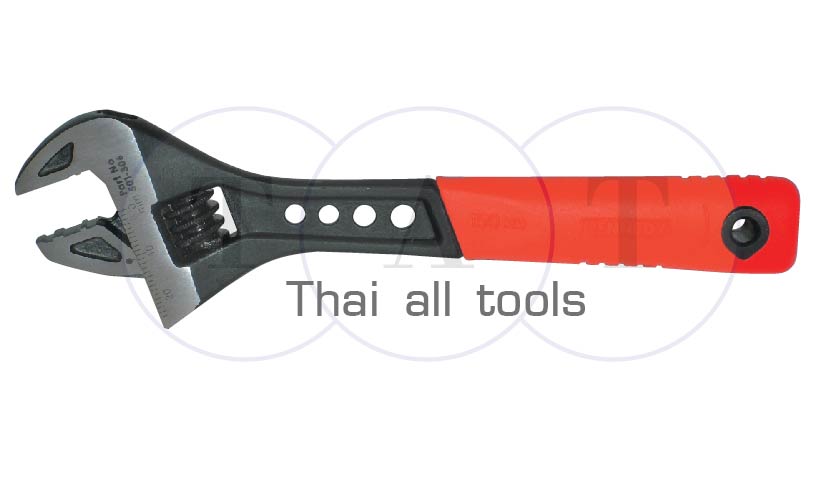 ประแจเลื่อนด้ามหุ้มยาง SOFT GRIP PHOSPHATE ADJUSTABLE WRENCH KENNEDY