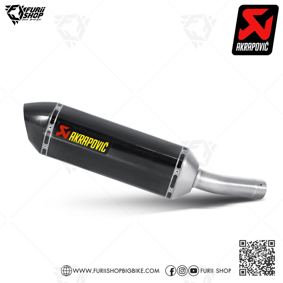 ท่อแต่ง Akrapovic Slip on Carbon : for Yamaha Fz8