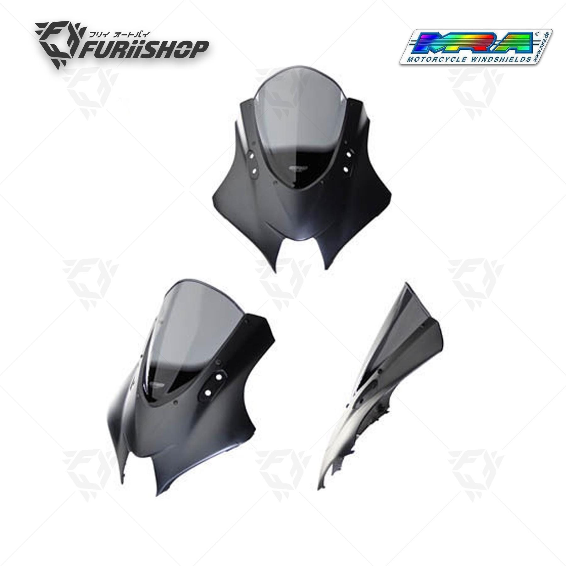 ชิลด์หน้า MRA Windshield : Suzuki GSX-R1000 (17-24) สี Smoke