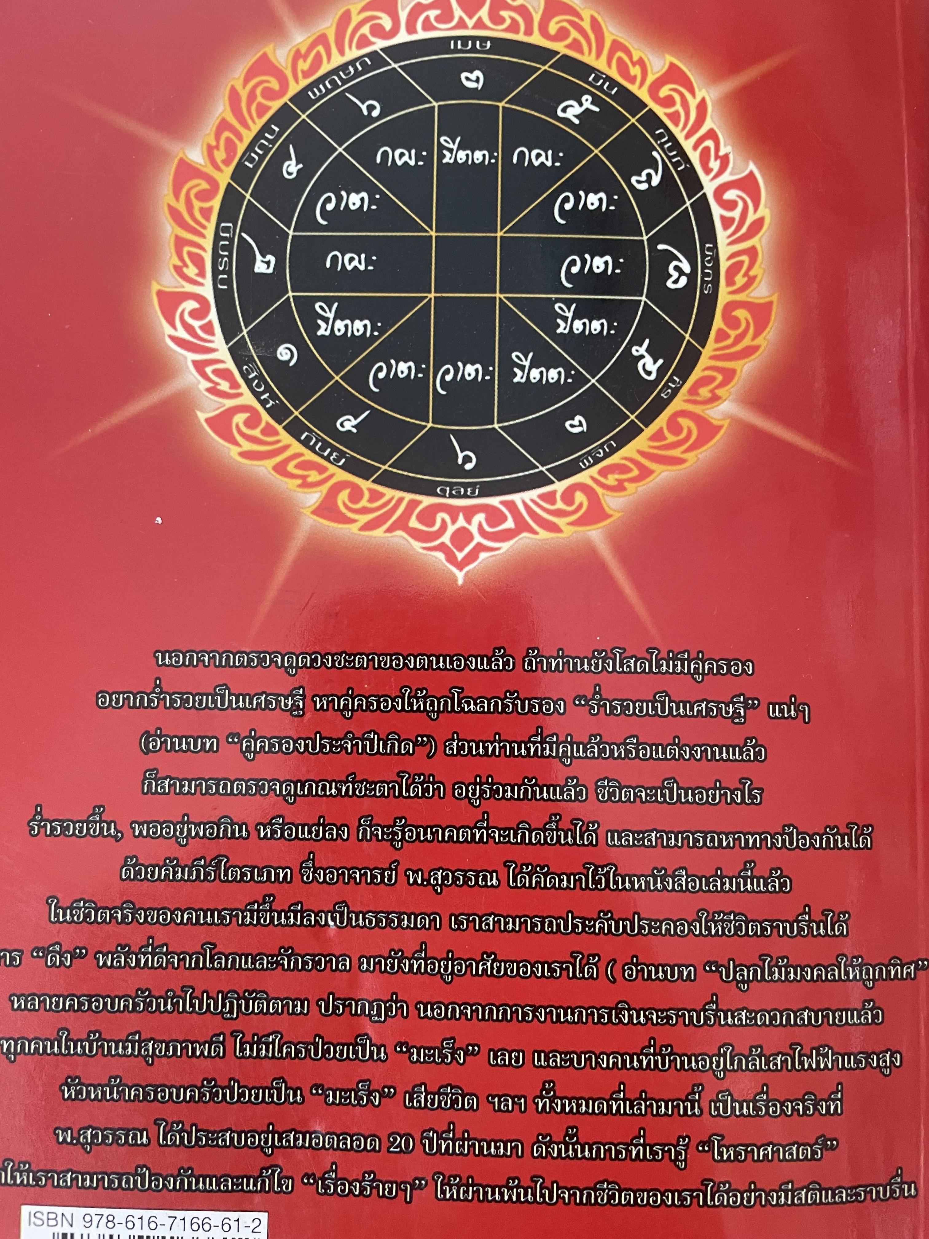 ตำราพรหมชาติ (ฉบับประจำบ้าน) โดย พ.สุวรรณ เป็นหนังสือเล่มใหญ่สภาพใหม่ หนังสือหนา หน้า 3,300 กรัม