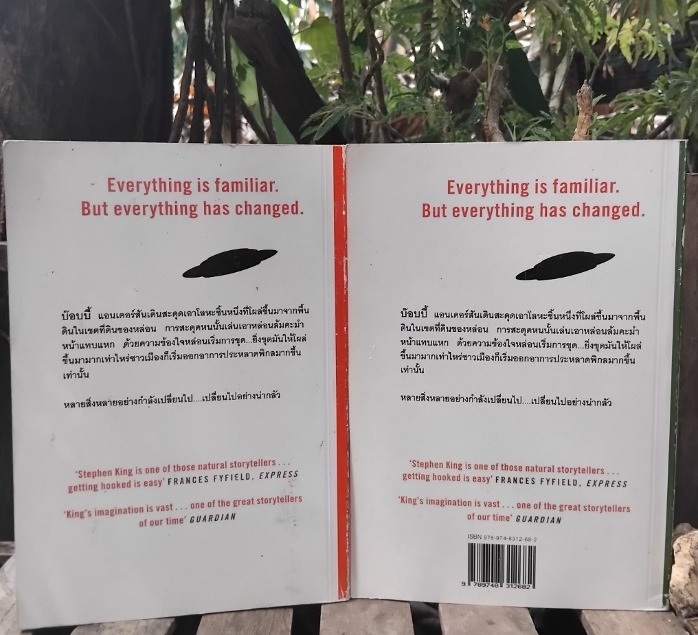 ทอมมี่น็อคเกอร์ THE TOMMYKNOCKERS 2 เล่มจบ โดย STEPHEN KING สภาพสวยมาก