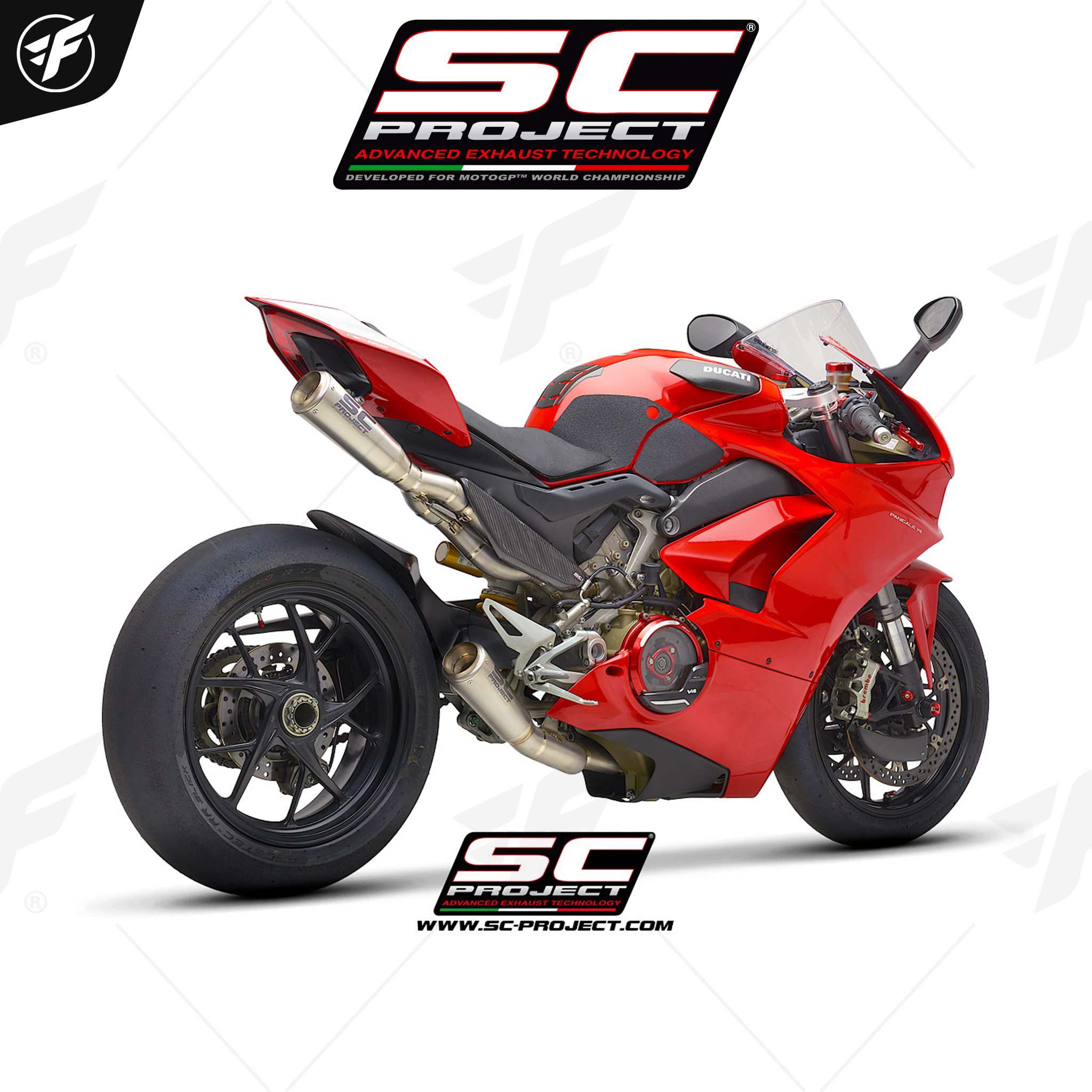 DUCATI HYPERMOTARD 939 (2016 - 2018) - SP | SC1-R Muffler, titanium