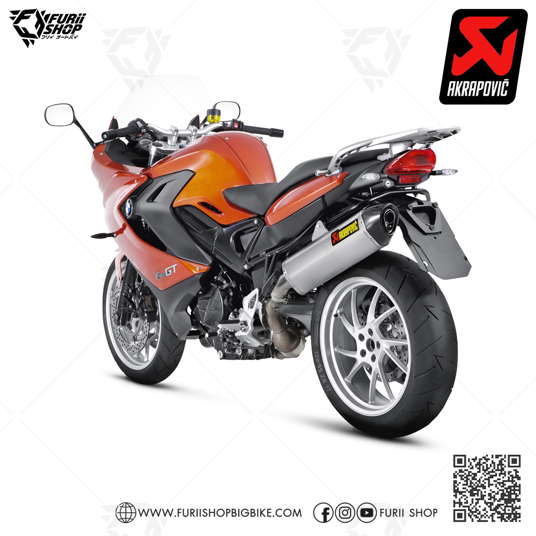 ท่อมอเตอร์ไซค์ AKRAPOVIC TITANIUM SILP-ON FOR BMW F800R ท่อแต่ง ท่อสูตร ท่อบิ๊กไบค์ ท่อBigbike ท่อไอเสีย