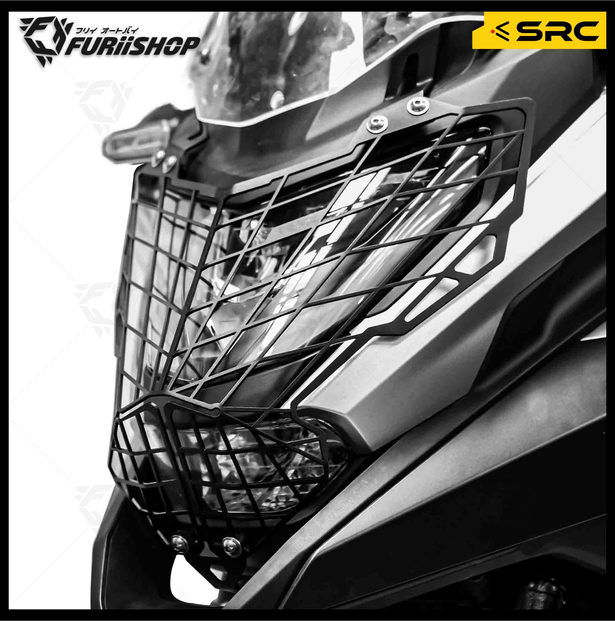 การ์ดไฟหน้า HEADLIGHT GUARD SRC FOR HONDA NC750X (DCT)