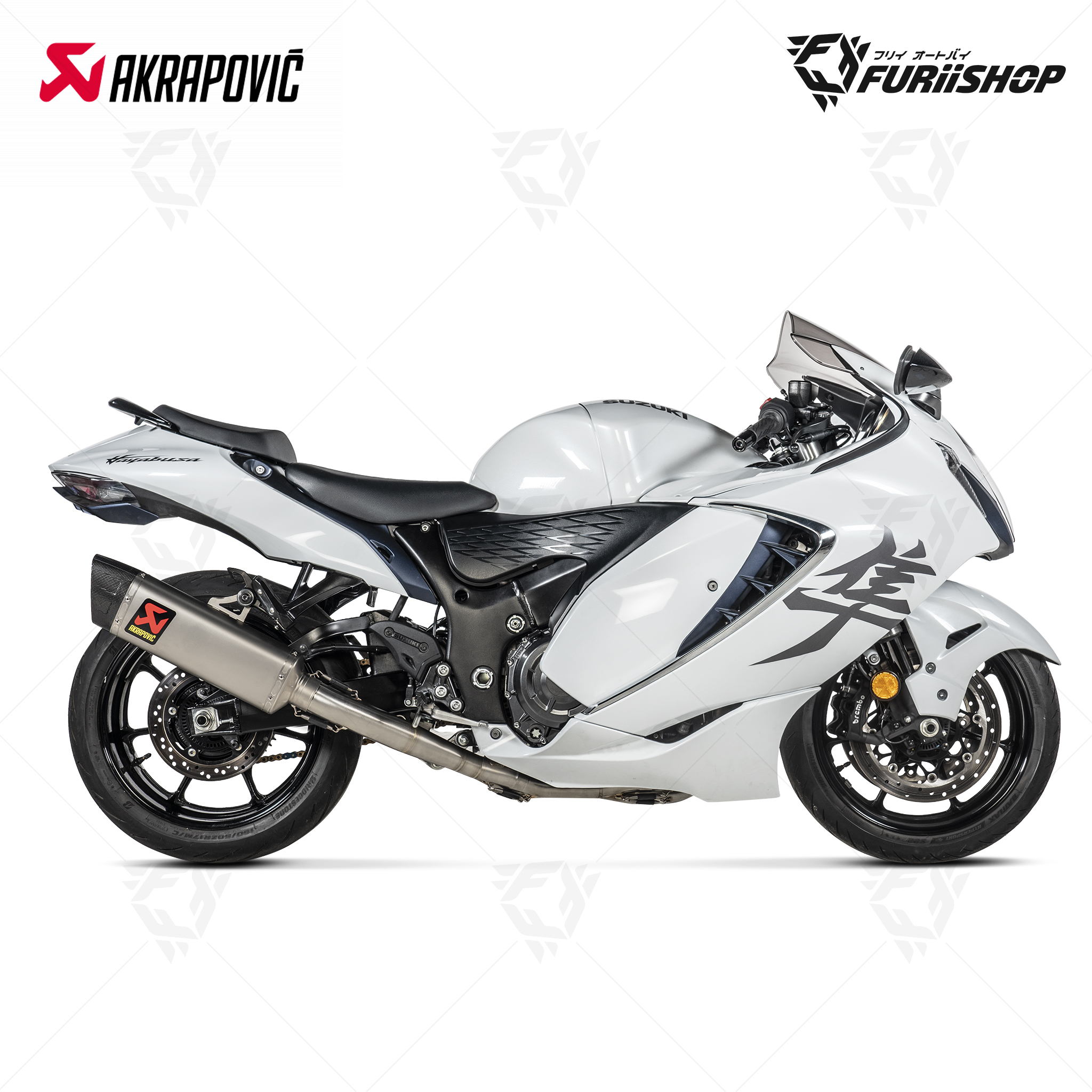 ท่อแต่ง Akrapovic - SS GP Single (For Exhibition only) : for Suzuki Hayabusa 1300R 2021 - 2023