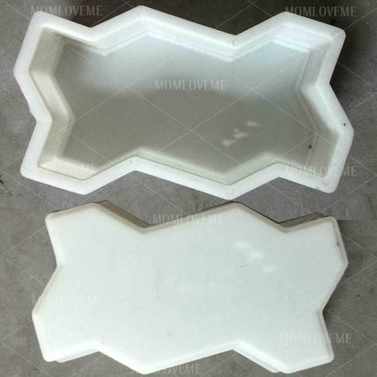 แม่พิมพ์บล็อคคอนกรีต ลายตัวหนอน 2 ชิ้น 3329