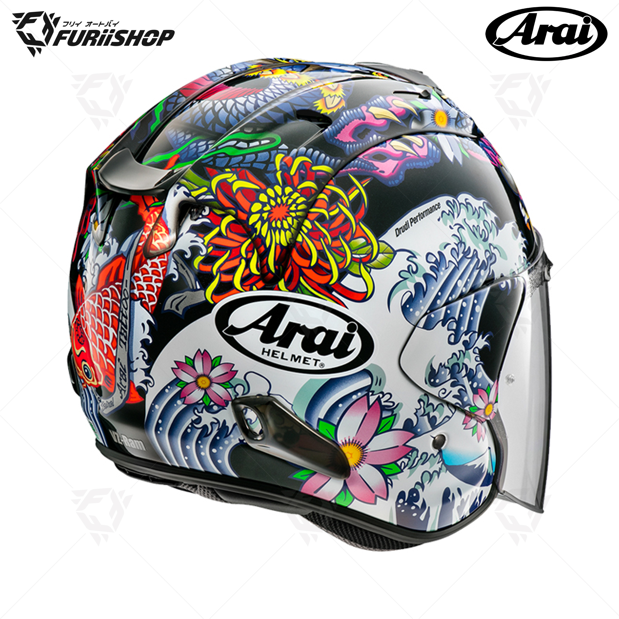 หมวกกันน็อคเต็มใบ Arai : SZ-R EVO Oriental Black