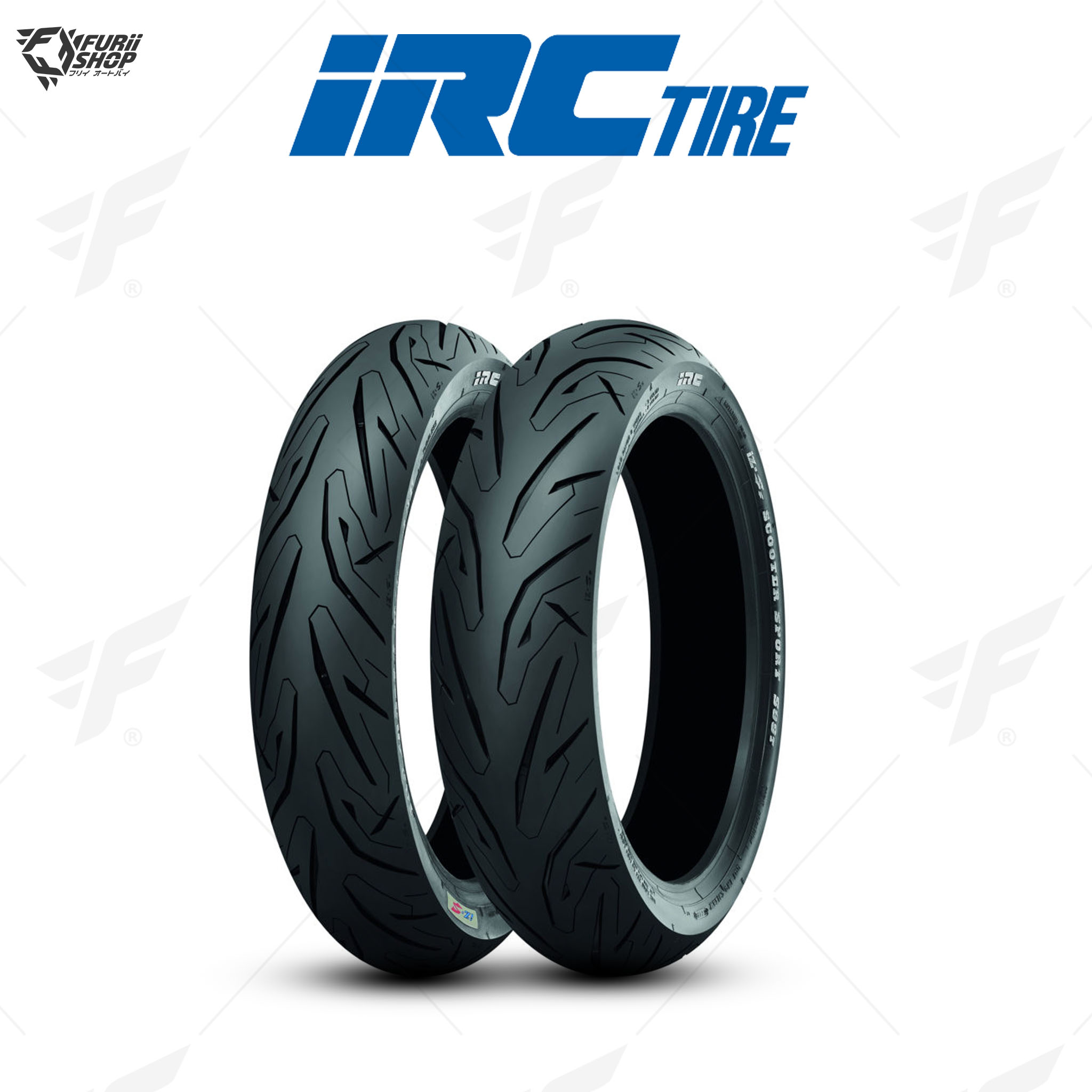 ยาง/ยางรถมอเตอร์ไซค์/ยางบิ๊กไบค์ IRC IZ-Ss S99T : 120/70-15 M/C 56S F/R TL