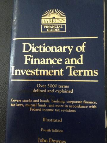 Dictionary of finance and investment terms 0 กก.