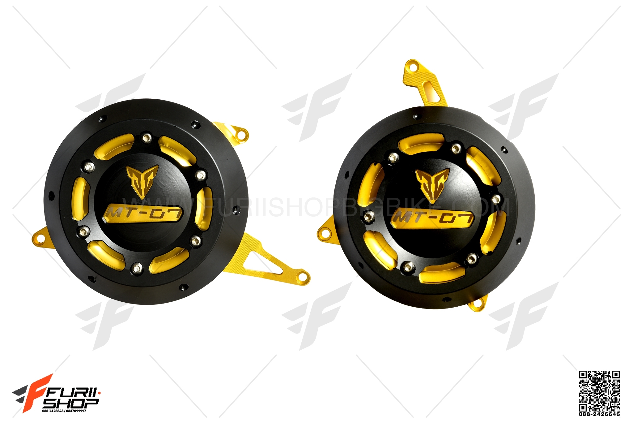 กันแคร้ง SEP RACING SPORT สีทอง FOR YAMAHA MT07