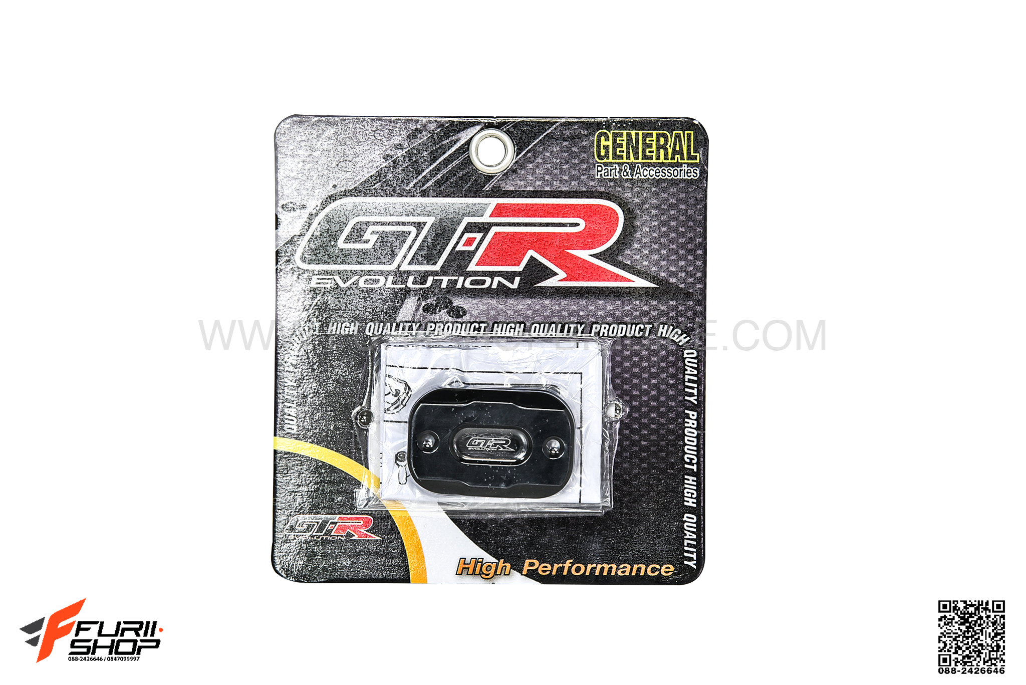 ฝาปิดกระปุกน้ำมัน GTR สีดำ FOR YAMAHA AEROX