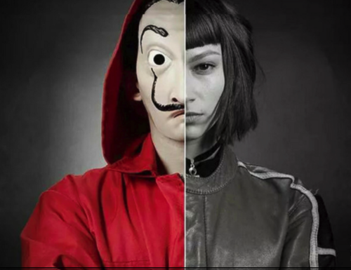 หน้ากากดาลี่ จากซีรีย์ Netflix Money Heist ทรชนคนปล้นโลก หน้ากากออกงาน