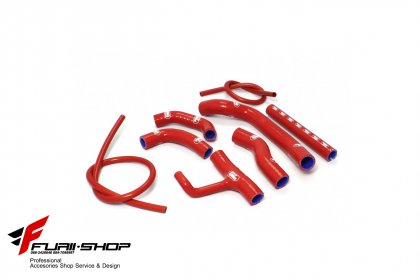 สายหม้อน้ำ SAMCO สีแดง FOR DUCATI MONSTER821
