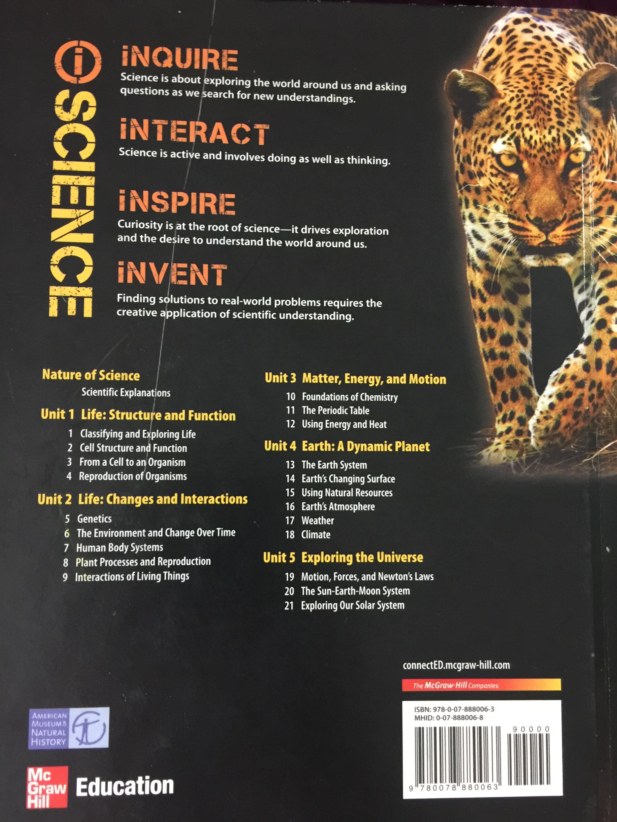 INTEGRATED SCIENCE GLENCOE. Mc Graeme Hill 4,500 กรัม