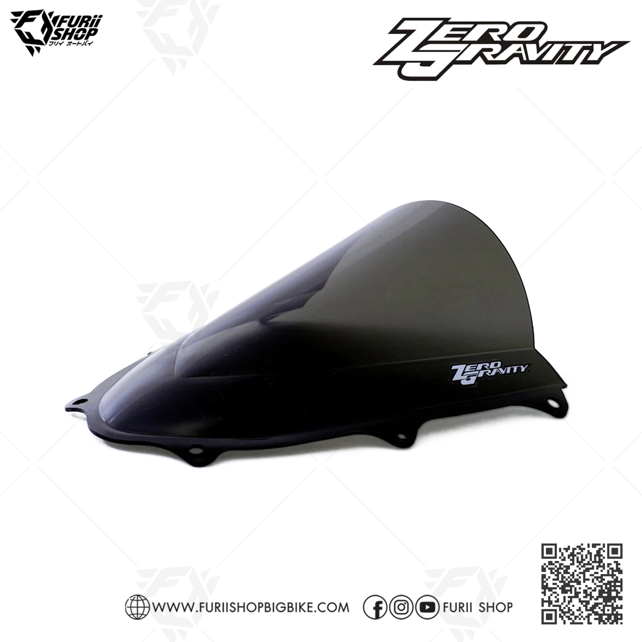 ชิลด์ Zero Gravity Windshield : for Suzuki GSXR1000 2017-2018
