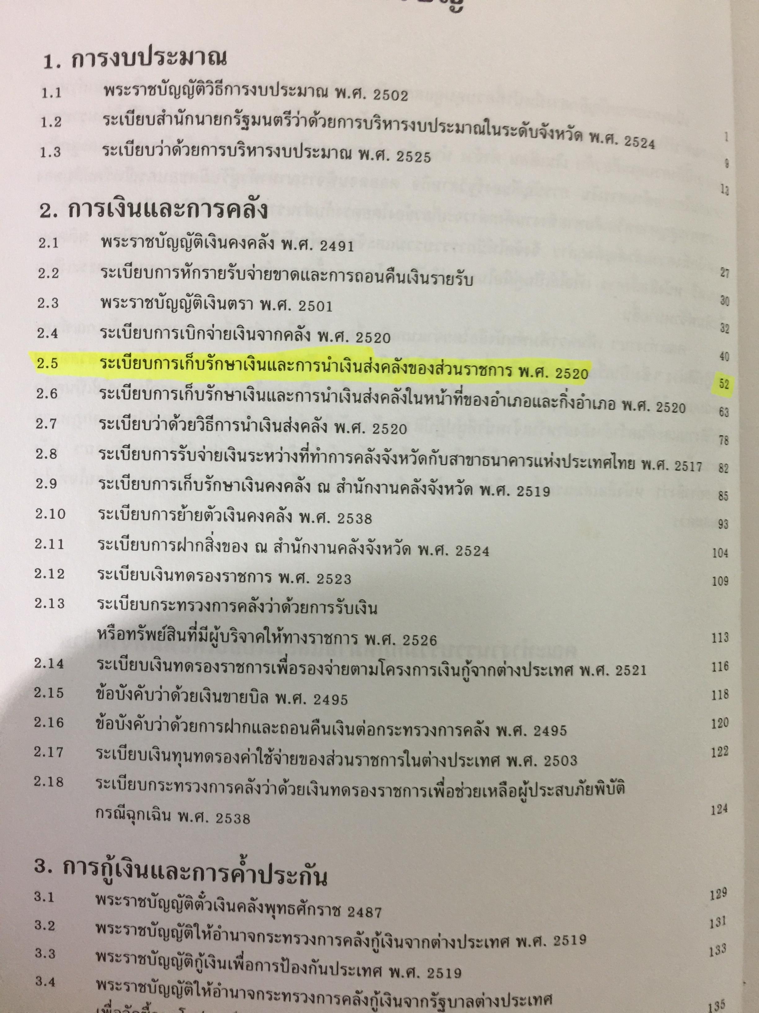 ประมวลกฎหมายและระเบียบการคลัง. รวบรวมโดย คณะทำงานรวบรวมกฎหมาย และระเบียบเพื่อพิมพ์จำหน่าย กรมบัญชีกลาง 0 กก.