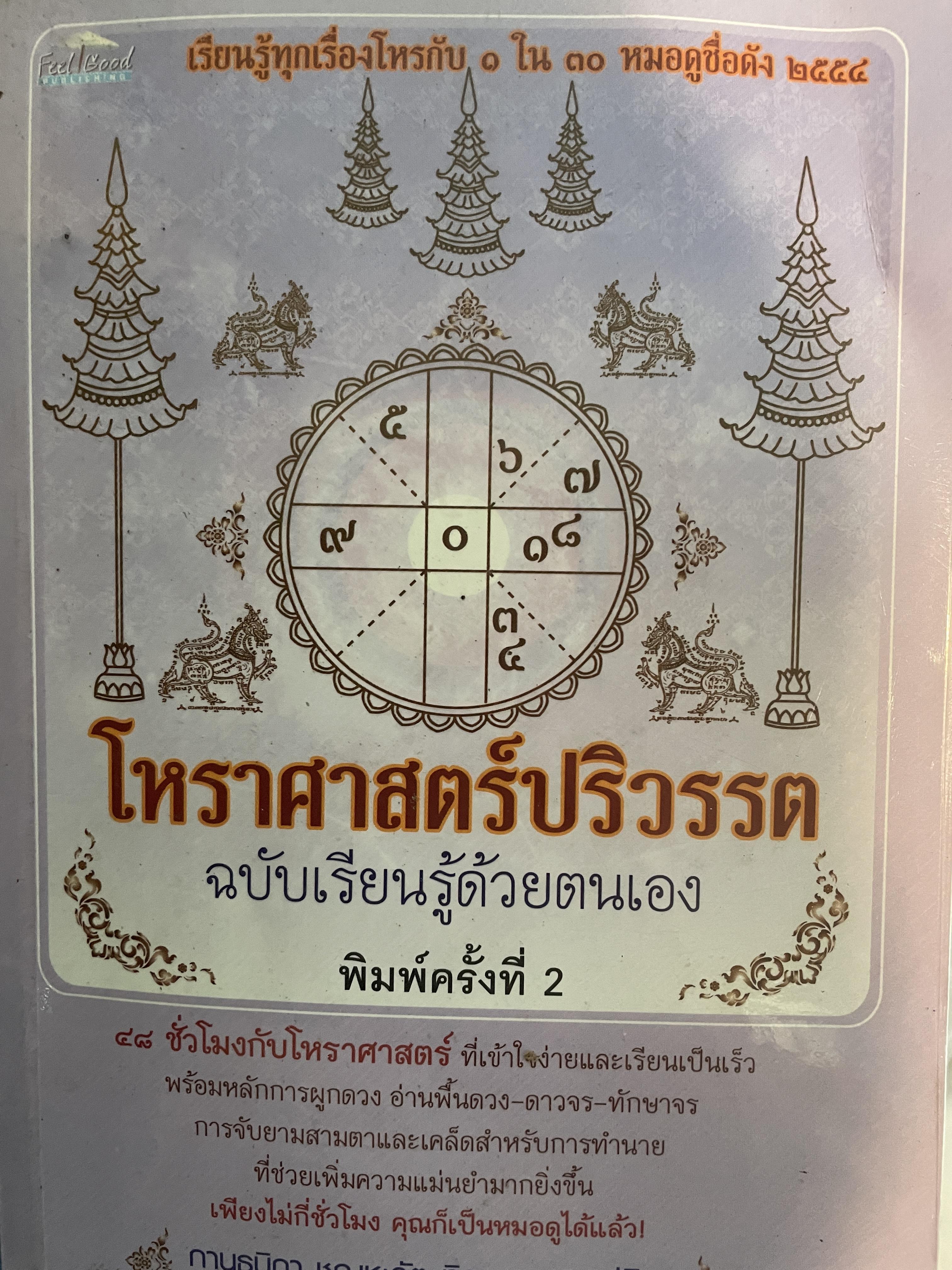 โหราศาสตร์ปริวรรต ฉบับเรียนรู้ด้วยตนเอง 48 ชั่วโมงกับโหราศาสตร์ ที่เข้าใจง่ายสและเรียนเป็นเร็ว โดยกานธนิกา ชุณหะสัตและคณะ 800 กรัม
