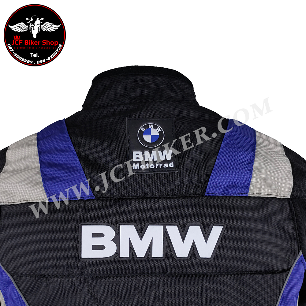 เสื้อการ์ด เสื้อการ์ดมอเตอร์ไซค์ BMW ผ้าแมสผ้าระบายอากาศซับเหงื่อได้ดีการ์ด5จุดซับในถอดได้