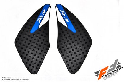 สติ้กเกอร์กันข้างถัง สำหรับ Yamaha R3 สีน้ำเงิน