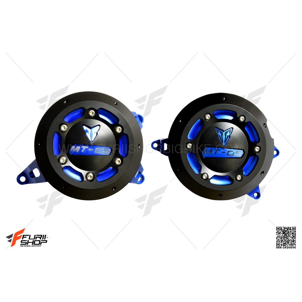 กันแคร้ง SEP RACING SPORT สีน้ำเงิน FOR YAMAHA MT09