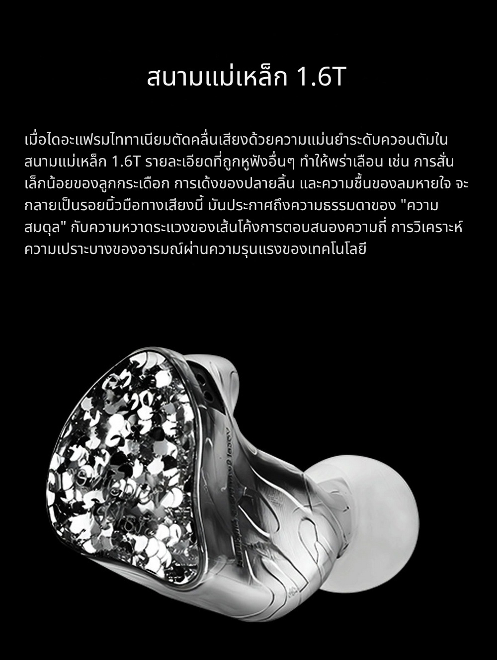 Ear Acoustic Audio VSA-MAX หูฟัง IEMs ไดรเวอร์ Dynamic ไดอะแฟรมชุบไททาเนียม ประกันศูนย์ไทย