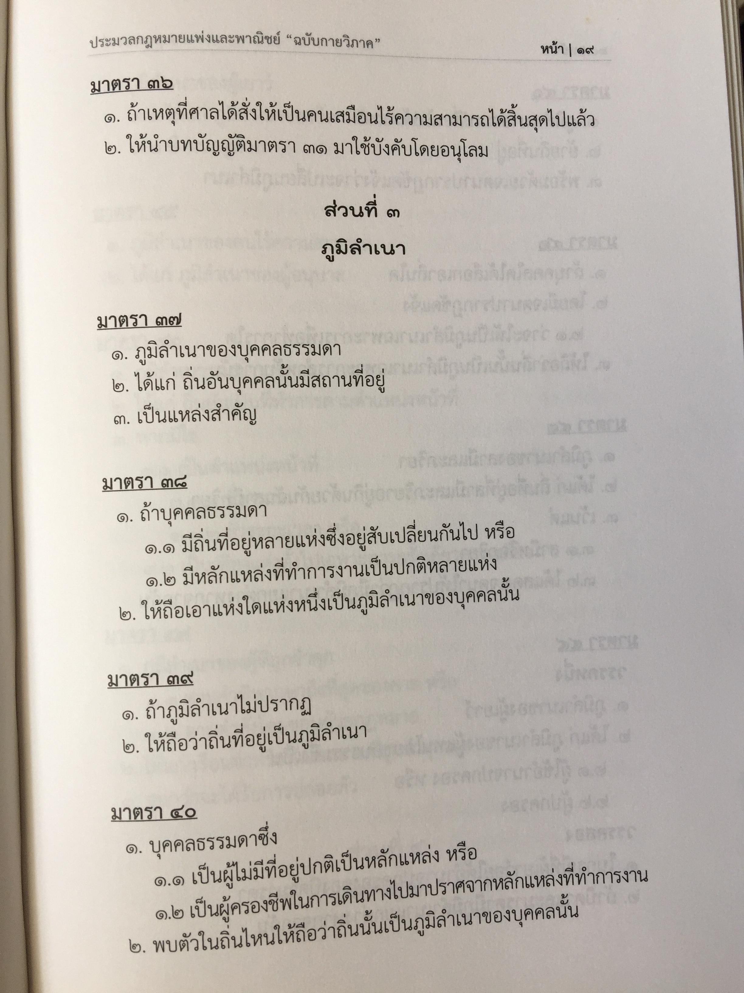 ประมวลกฎหมายแพ่งและพาณิชย์. The Civil and Commercial Code. ฉบับกายวิภาค Anatomy Edition ผู้เขียน ธิติพล ศรีประทักษ์ ผู้พิพากษา 0 กก.