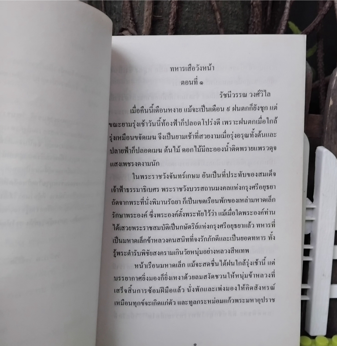 ทหารเสือวังหน้า โดย อ.รัชนีวรรณ วงศ์วิไล นวนิยายอิงประวัติศาสตร์ไทยสมัยอยุธยาในอดีต มือ1
