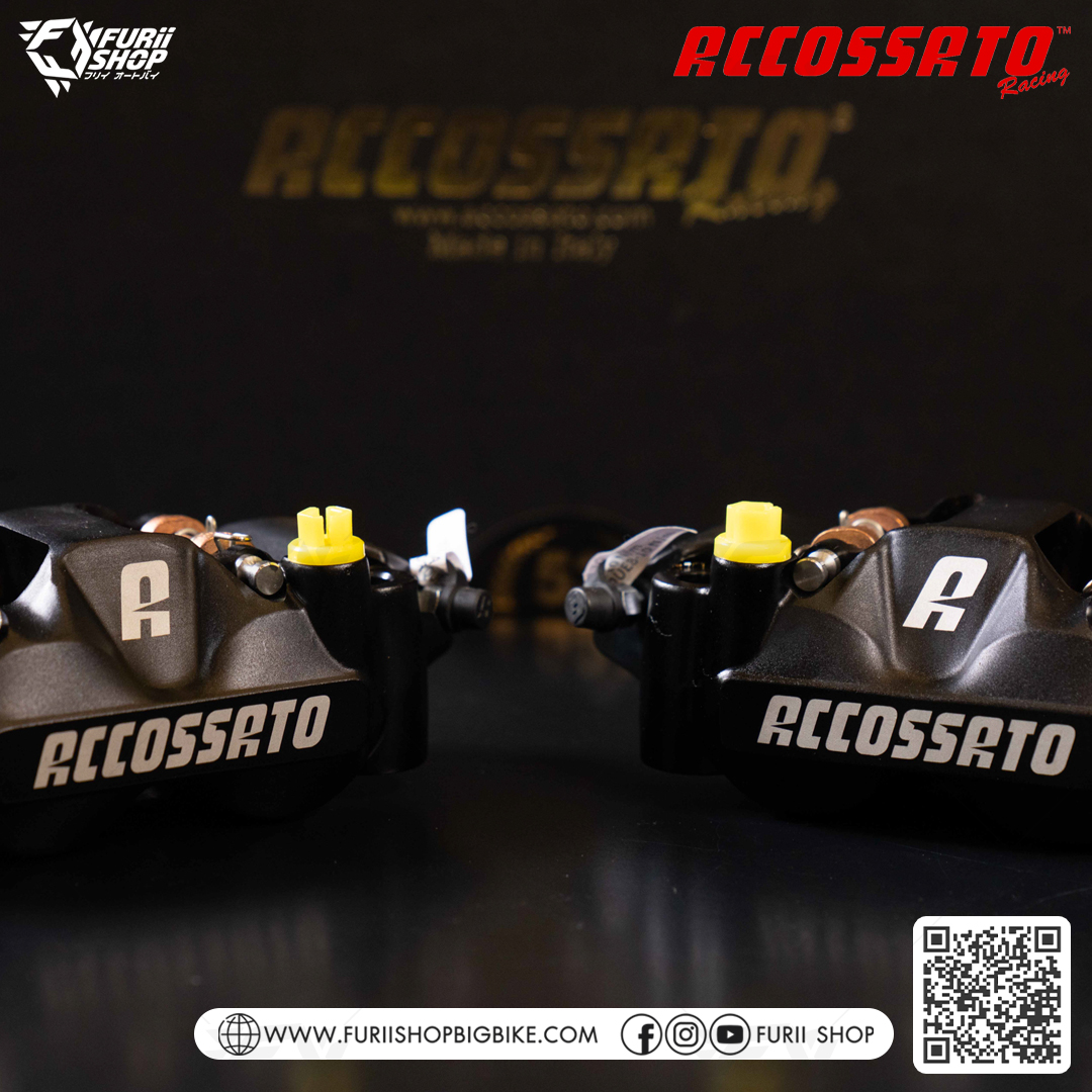 ปั้มล่าง Accossato Radial Brake Caliper Forged Monoblock