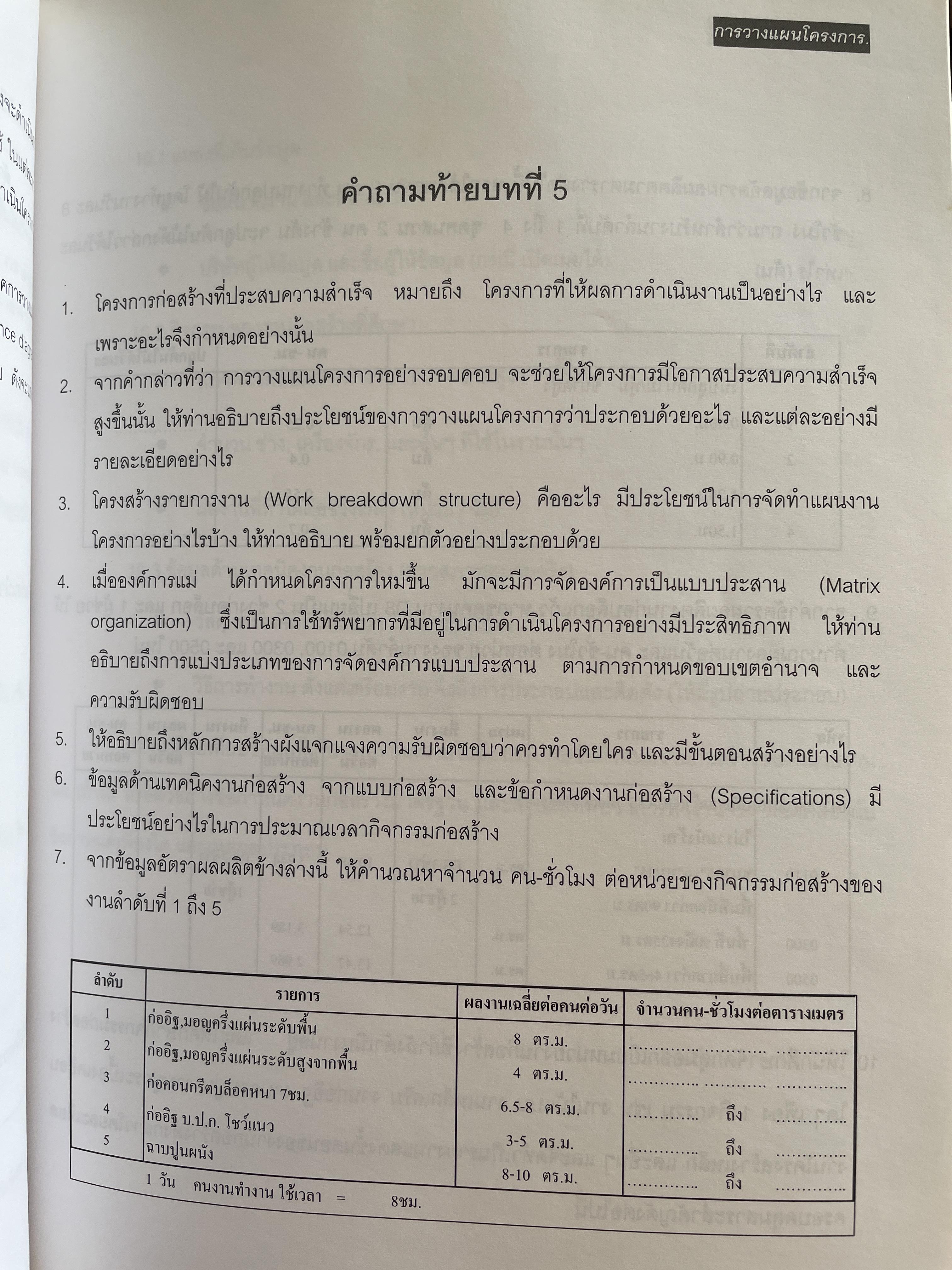 การบริหาร งานก่อสร้าง Contruction Management. แนวทางการบริหารงานก่อสร้างสำหรับ เจ้าของโครงการ ผู้รับจ้างก่อสร้าง ผู้บริหารงานก่อสร้าง ผู้เขียน วิสูตร จิระดำเกิง 0 กก.
