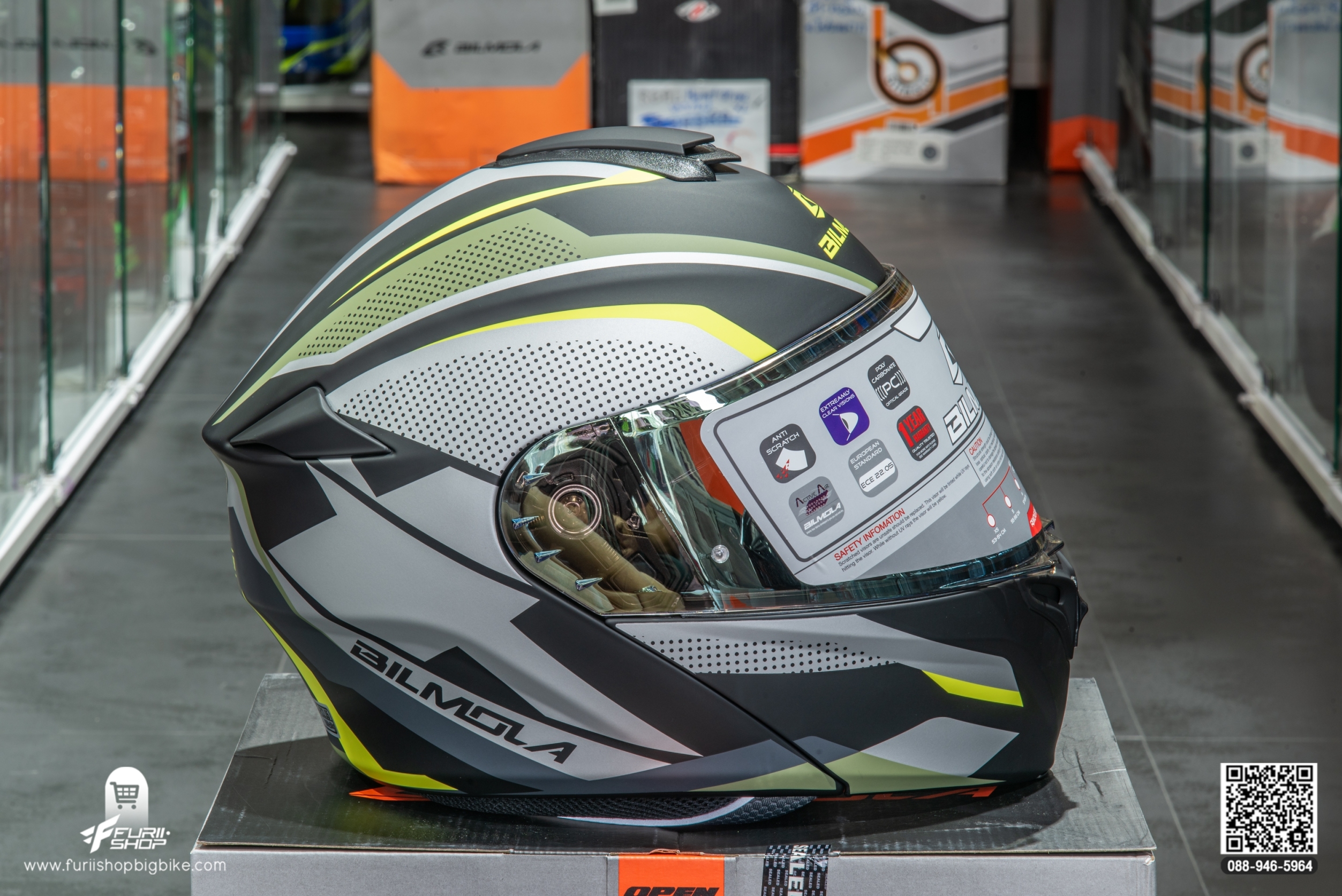 หมวกกันน็อค BILMOLA EXPLORER SX GREEN (MATTE)