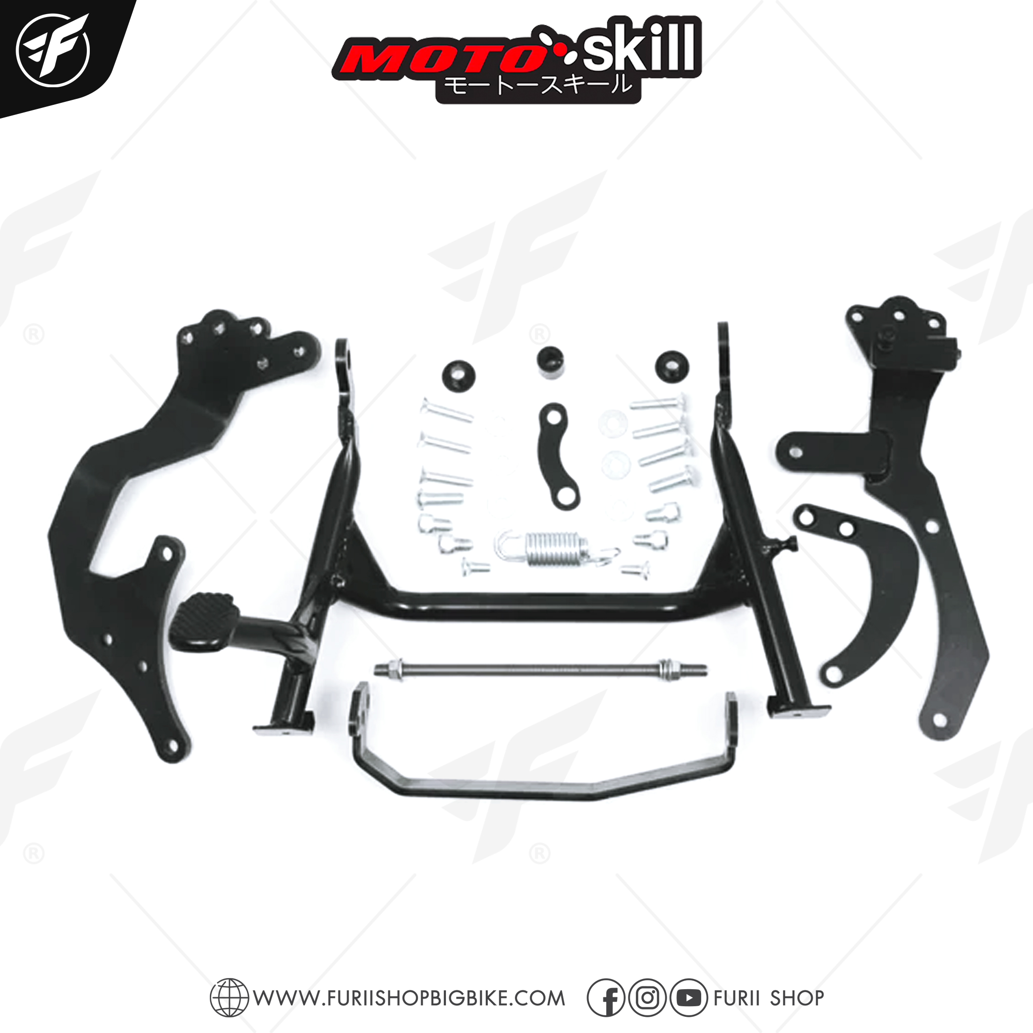ขาตั้งคู่ MOTOSKILL Center Stand สำหรับ Kawasaki Vesys 650 ปี 15-22