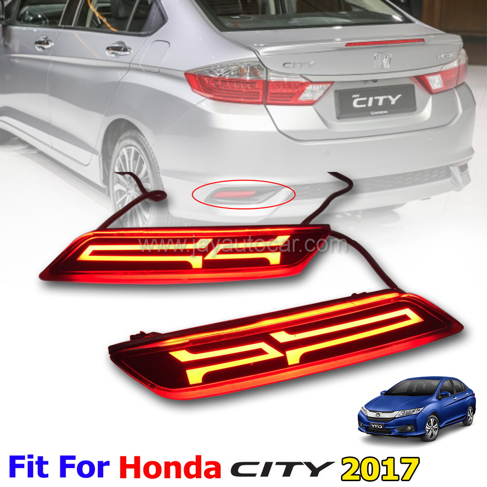 ไฟทับทิมท้าย ไฟเบรค ไฟกันชนท้าย LED Light Bar HONDA CITY 2017-2018 สำหรับ ฮอนด้า ซิตี้ 2017-2018