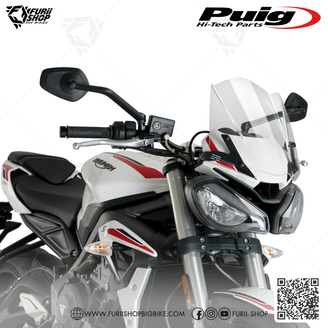 ชิลด์หน้า Puig Windshield Sport : for Triumph Street Triple S 2020