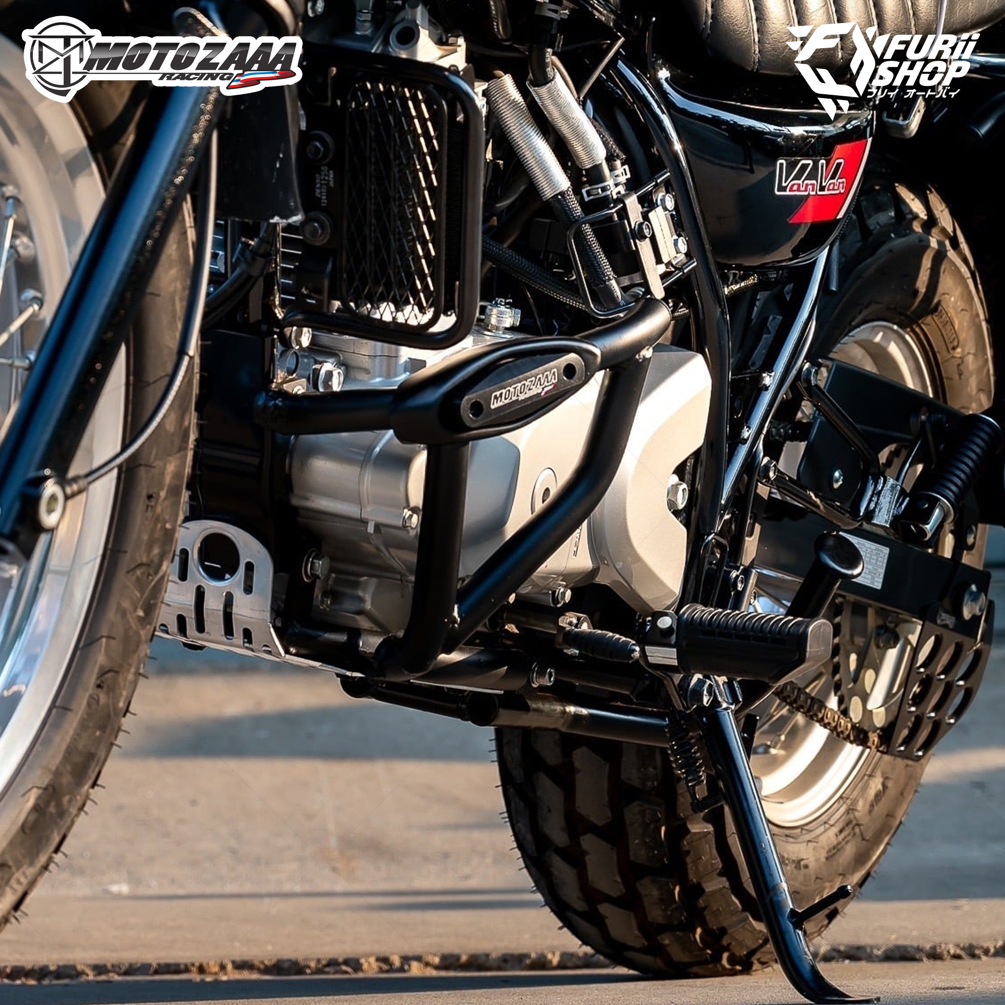 แคชบาร์ MotoLordd MOTOZAAA : For Suzuki VanVan200 By Furii Shop