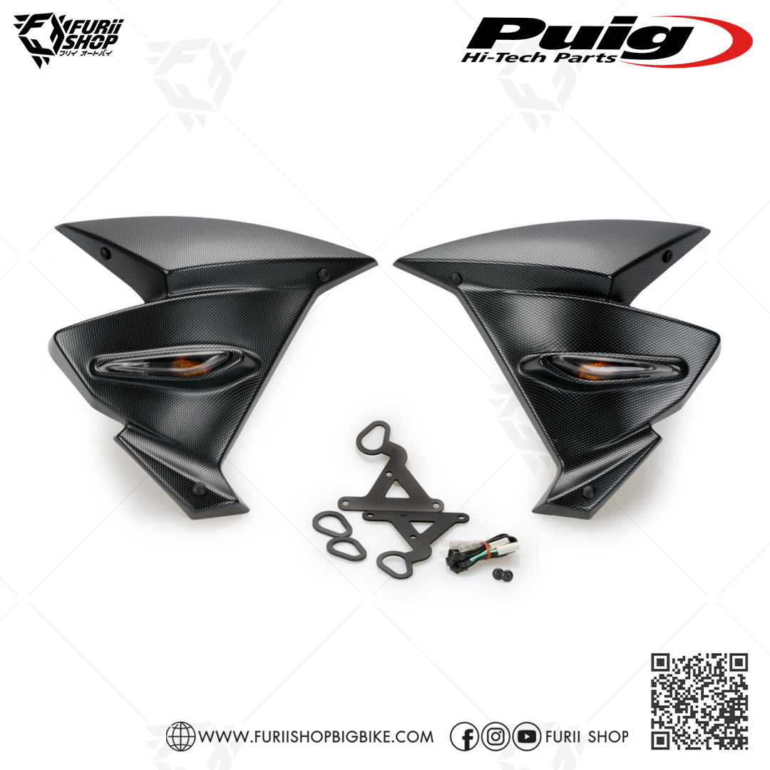 ครอบหม้อน้ำ Puig Radiator cover : for Yamaha FZ09/MT09 2017-2019