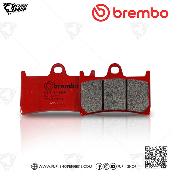 ผ้าเบรก Brembo (07YA23SA) : for YAMAHA : Super Tenere 1200 14-19 / MT-07 14-22 / MT-09 14-22 / YZF R1 07-22 / T-MAX / MT-10 16-22 / FJ09 15-17 / YZF R1M 16-22 / NIKEN 18-22 / XSR900 17-22 / YZF R6 03-16 / YZF R7 22