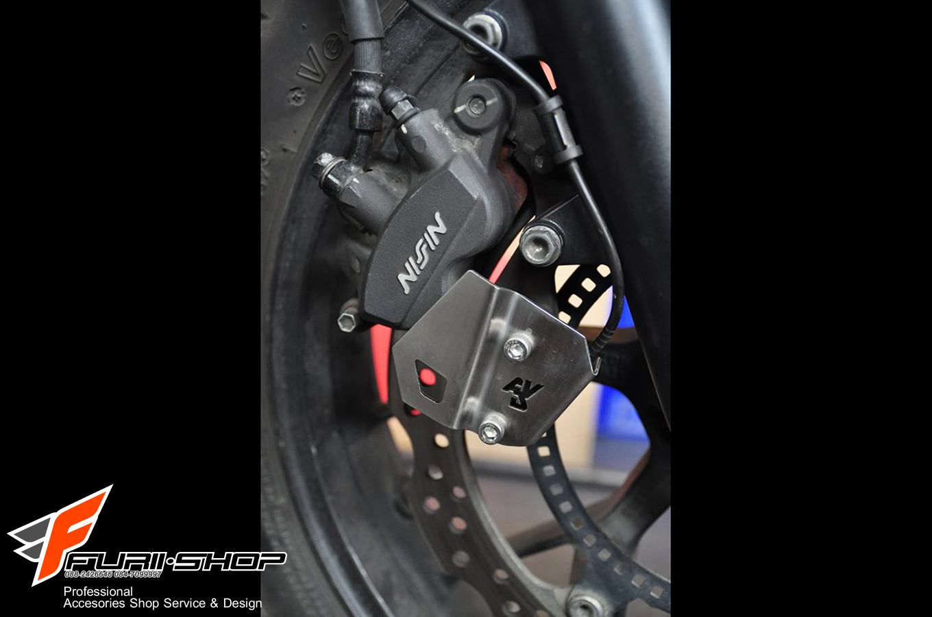 การ์ดครอบเซนเซอร์ ABS หน้า Honda CB500X F R