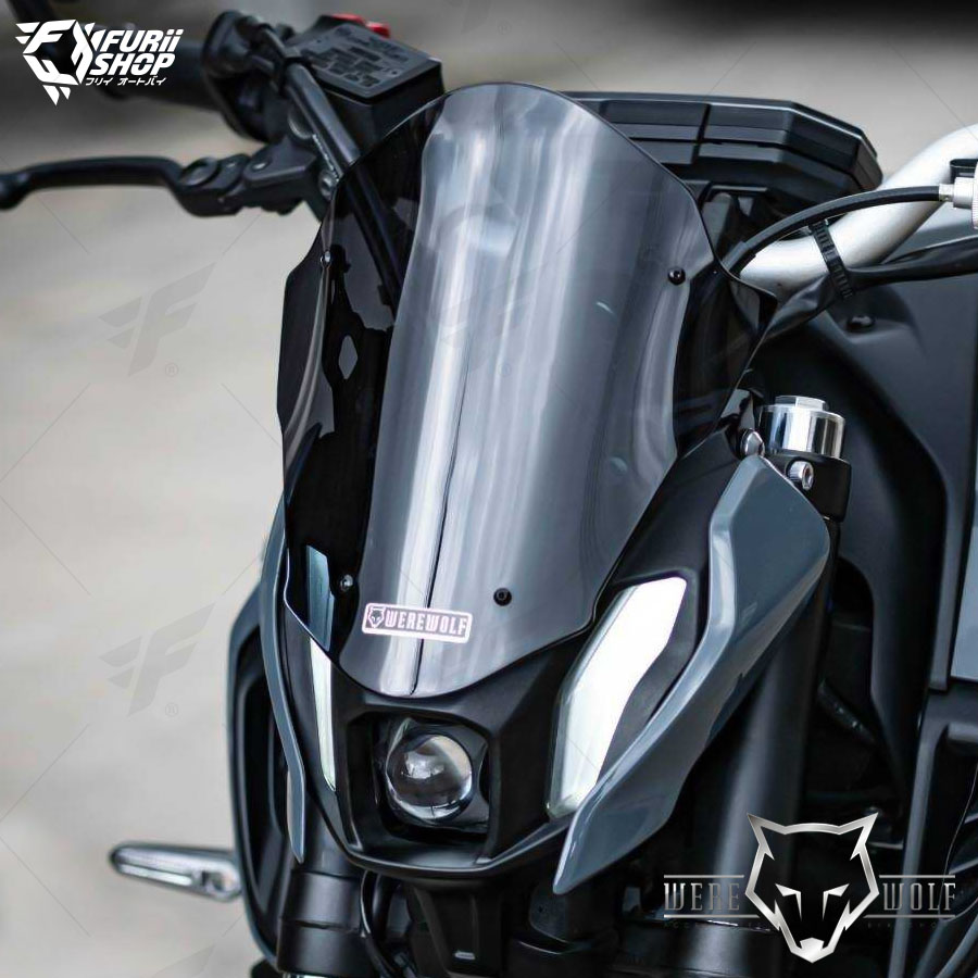 ชิลด์หน้า Were Wolf G-02 Smoke M531 : for Yamaha MT07 2018-2022